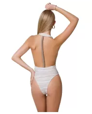 monokini con DETTAGLI beige da donna con SCHIENA SCOPERTA | ME FUI