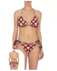 bikini da donna con FANTASIA PAMPA arricciata sui bordi | ME FUI