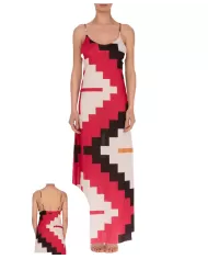 abito lungo da donna con FANTASIA PAMPA e SPACCO LATERALE | ME FUI abito lungo da donna con FANTASIA PAMPA e SPACCO LATERALE | ME FUI