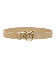 cintura beige da donna di altezza 3cm e fibbia LOVE BIRDS | PINKO cintura beige da donna di altezza 3cm e fibbia LOVE BIRDS | PINKO