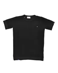 maglia nera da uomo con taschino a DETTAGLI RICAMATI | BOB