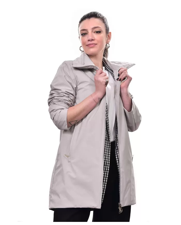 giubbino PARKA sabbia da donna con LOGO PATCH | PEOPLE OF SHIBUYA giubbino PARKA sabbia da donna con LOGO PATCH | PEOPLE OF SHIBUYA