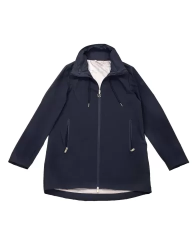 giubbino PARKA navy blue da donna con LOGO PATCH | PEOPLE OF SHIBUYA giubbino PARKA navy blue da donna con LOGO PATCH | PEOPLE OF SHIBUYA