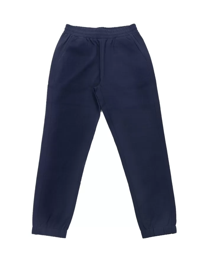 pantalone tuta navy blue da donna con LOGO PATCH | PEOPLE OF SHIBUYA pantalone tuta navy blue da donna con LOGO PATCH | PEOPLE OF SHIBUYA