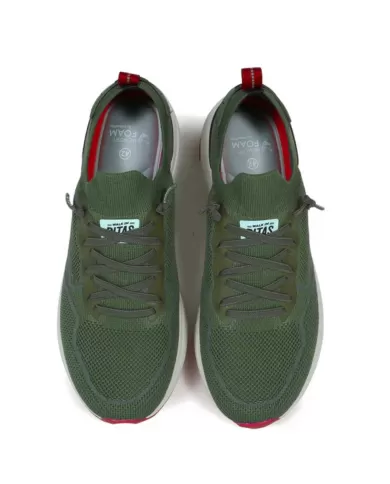 sneaker comfort RICICLATO kaki da uomo | WALK IN PITAS