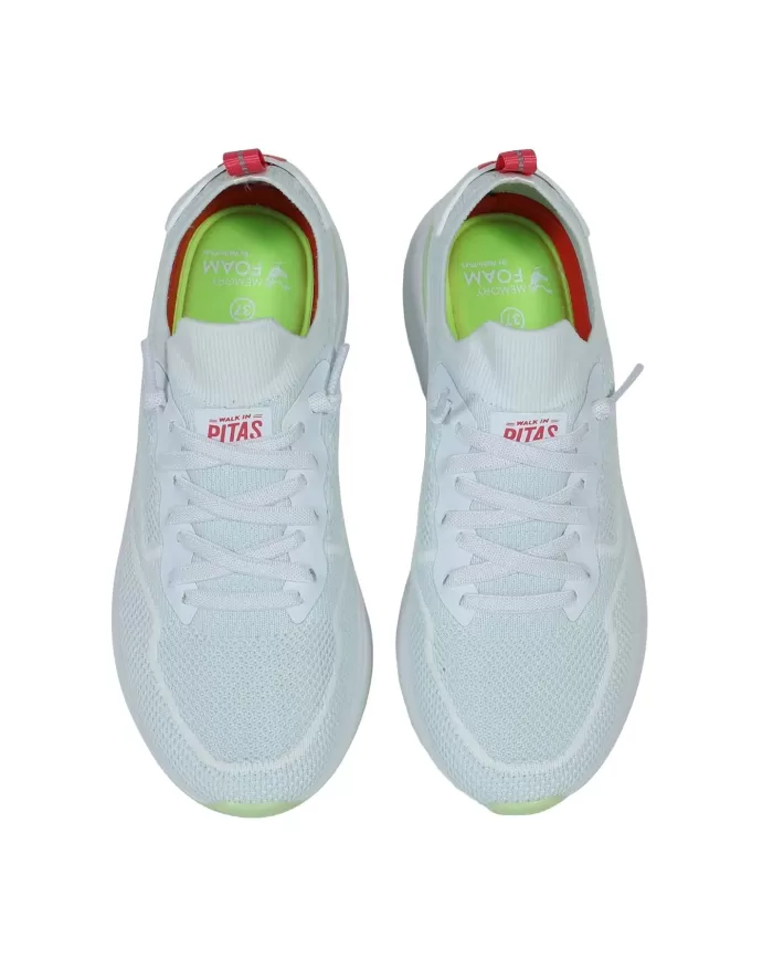 sneaker comfort RICICLATO bianca da donna | WALK IN PITAS