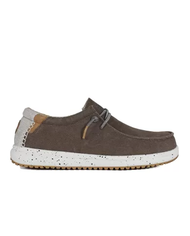 mocassino taupe da uomo con MOTIVO RICAMATO | WALK IN PITAS