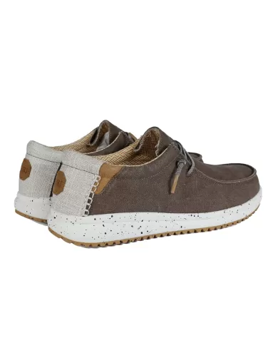 mocassino taupe da uomo con MOTIVO RICAMATO | WALK IN PITAS