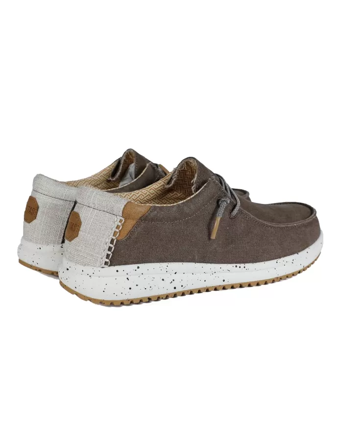 mocassino taupe da uomo con MOTIVO RICAMATO | WALK IN PITAS mocassino taupe da uomo con MOTIVO RICAMATO | WALK IN PITAS