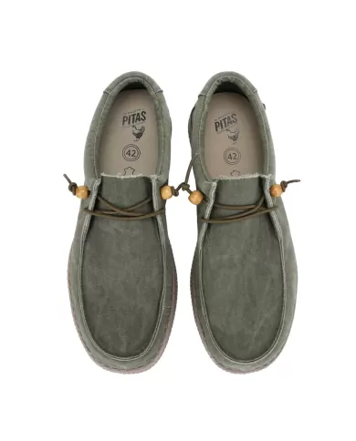 mocassino casual kaki da uomo TRASPIRANTE | WALK IN PITAS