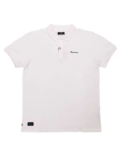 polo bianco ottico da uomo con logata sul petto | AQUASCUTUM polo bianco ottico da uomo con logata sul petto | AQUASCUTUM