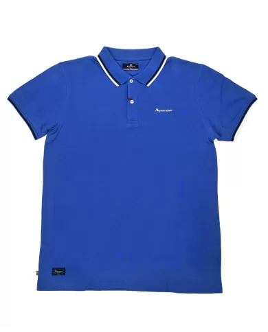 polo royal da uomo con dettagli stripes e logo | AQUASCUTUM polo royal da uomo con dettagli stripes e logo | AQUASCUTUM