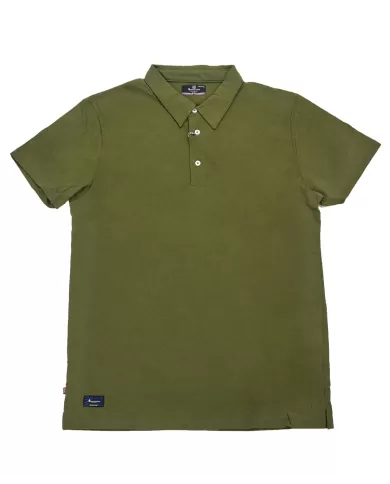 polo verde militare da uomo con colletto classico | AQUASCUTUM polo verde militare da uomo con colletto classico | AQUASCUTUM