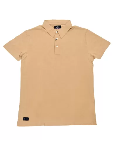 polo beige da uomo con colletto classico | AQUASCUTUM polo beige da uomo con colletto classico | AQUASCUTUM