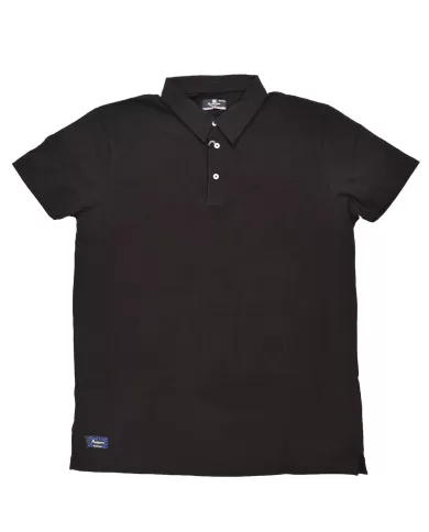 polo nera da uomo con colletto classico | AQUASCUTUM polo nera da uomo con colletto classico | AQUASCUTUM