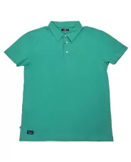 polo verde da uomo con colletto classico | AQUASCUTUM