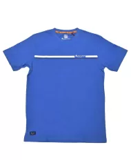 t-shirt royal da uomo con stripes logata | AQUASCUTUM