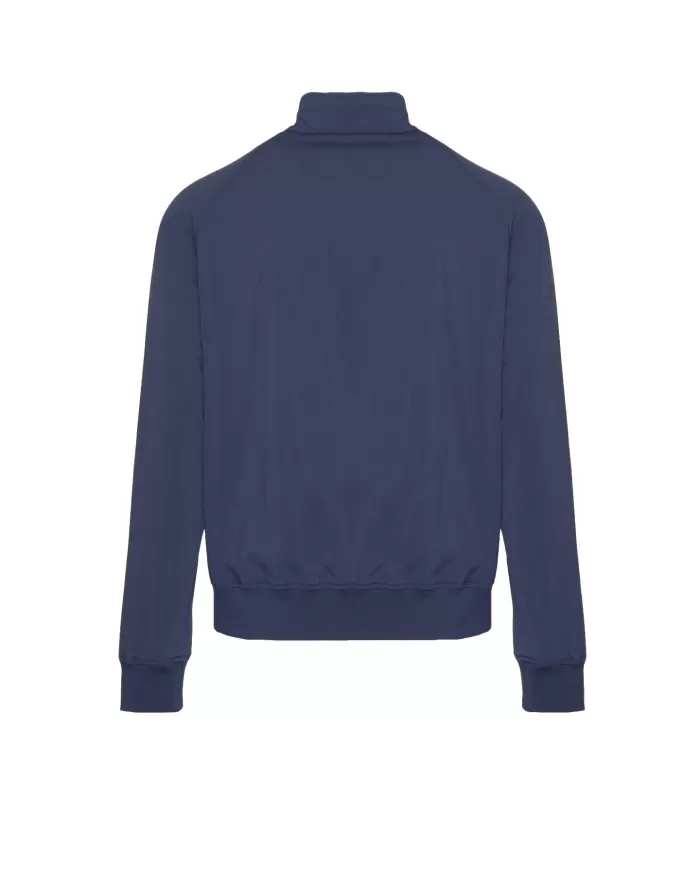 giubbino bomber navy da uomo con bordi a costine | AQUASCUTUM giubbino bomber navy da uomo con bordi a costine | AQUASCUTUM