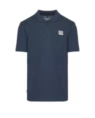 Polo Uomo AA_B004_PO001 blu con patch logata avanti | AQUASCUTUM