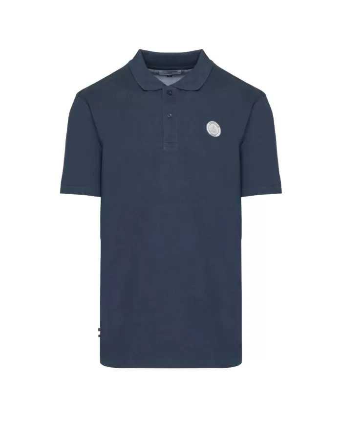 polo navy da uomo con patch logata avanti | AQUASCUTUM polo navy da uomo con patch logata avanti | AQUASCUTUM