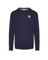 Maglia Uomo AA_B004_WO002 blu in cotone patch logata | AQUASCUTUM Maglia Uomo AA_B004_WO002 blu in cotone patch logata | AQUASCUTUM