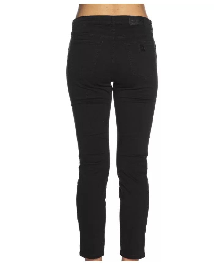jeans skinny a vita alta neri donna con logo patch | ARMANI EXCHANGE jeans skinny a vita alta neri donna con logo patch | ARMANI EXCHANGE