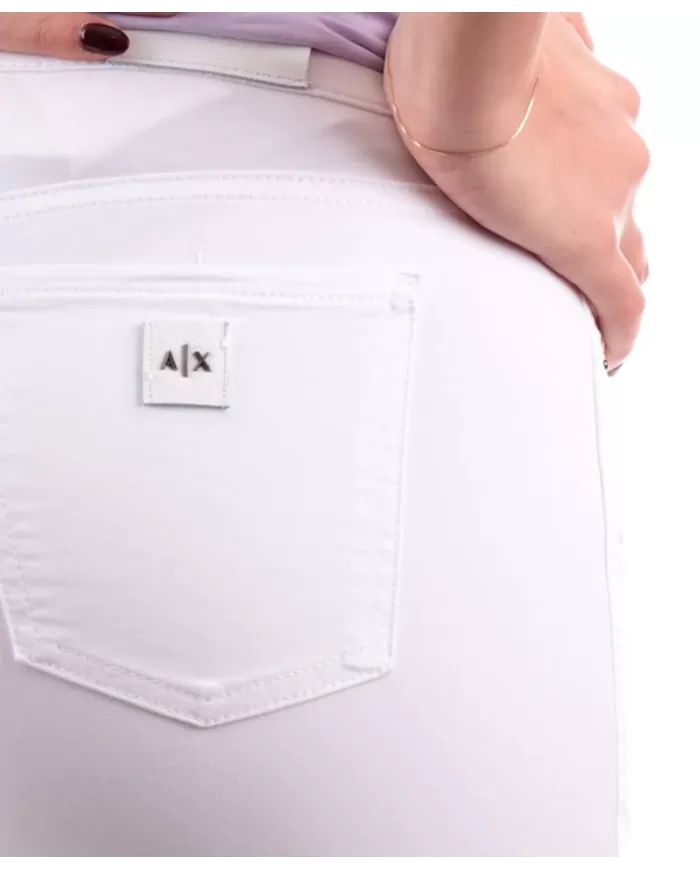 jeans skinny a vita alta optic white da donna | ARMANI EXCHANGE jeans skinny a vita alta optic white da donna | ARMANI EXCHANGE