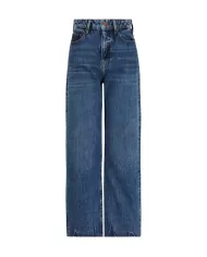 jeans relaxed indigo donna con logo patch sul retro | ARMANI EXCHANGE