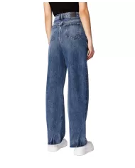 jeans relaxed indigo donna con logo patch sul retro | ARMANI EXCHANGE
