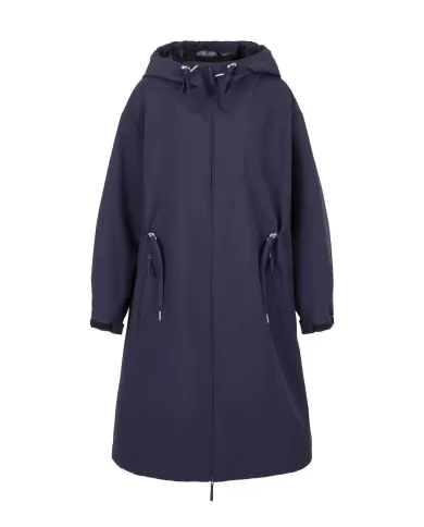 trench blueberry jelly da donna con dettagli logati | ARMANI EXCHANGE