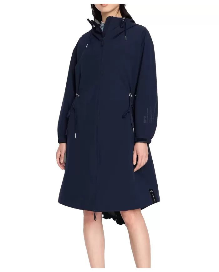 trench blueberry jelly da donna con dettagli logati | ARMANI EXCHANGE trench blueberry jelly da donna con dettagli logati | ARMANI EXCHANGE