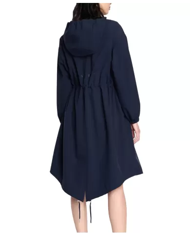 trench blueberry jelly da donna con dettagli logati | ARMANI EXCHANGE