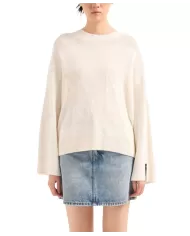 maglia comfort journal da donna con motivi logati | ARMANI EXCHANGE