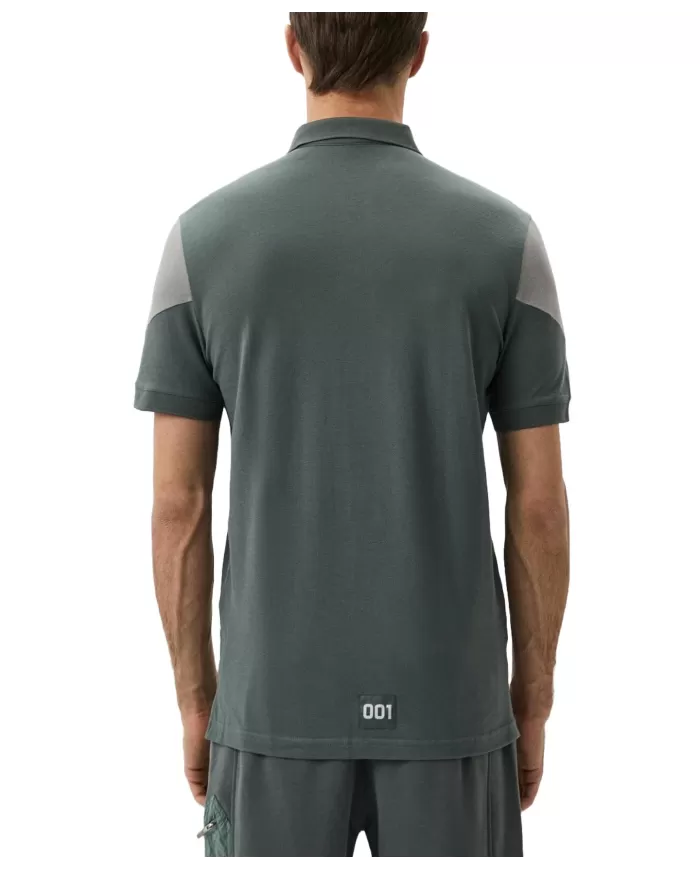 polo balsam green da uomo con motivo in contrasto | ARMANI EXCHANGE polo balsam green da uomo con motivo in contrasto | ARMANI EXCHANGE