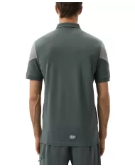 polo balsam green da uomo con motivo in contrasto | ARMANI EXCHANGE