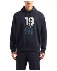 felpa deep navy a uomo con patch e logo ricamo | ARMANI EXCHANGE felpa deep navy a uomo con patch e logo ricamo | ARMANI EXCHANGE