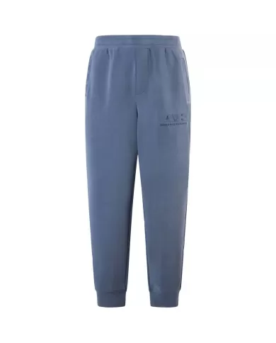 pantalone blue avio da donna con logo impresso | ARMANI EXCHANGE