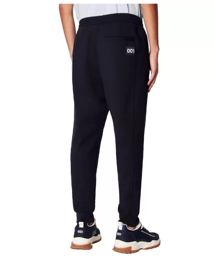 pantalone jogger deep navy uomo con ricami e patch | ARMANI EXCHANGE pantalone jogger deep navy uomo con ricami e patch | ARMANI EXCHANGE
