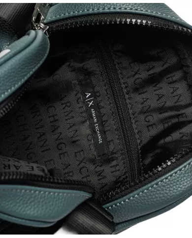 tracolla balsam green da uomo con logo stampato | ARMANI EXCHANGE