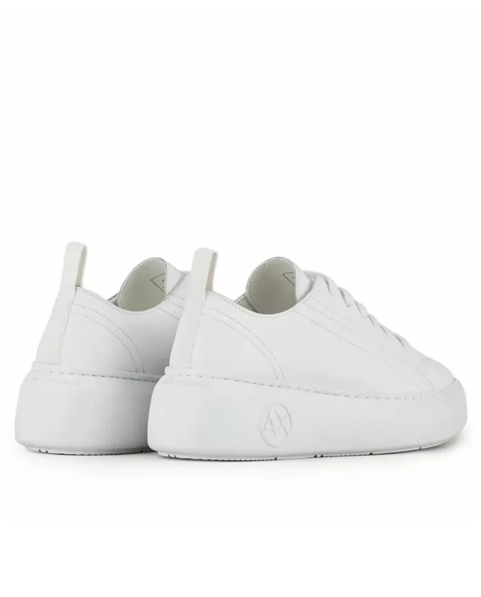 sneaker bianco ottico da donna con motivo trapuntato | ARMANI EXCHANGE sneaker bianco ottico da donna con motivo trapuntato | ARMANI EXCHANGE