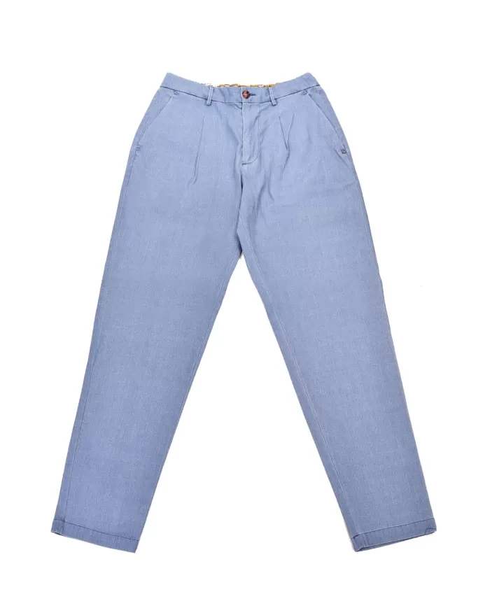 pantalone jeans da uomo con lavorazione a pezza delavè | BOB pantalone jeans da uomo con lavorazione a pezza delavè | BOB