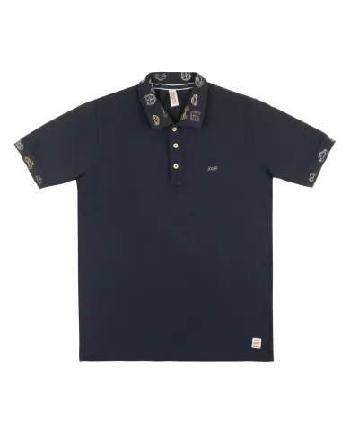 polo notte da uomo con dettagli e logo ricamati | BOB polo notte da uomo con dettagli e logo ricamati | BOB