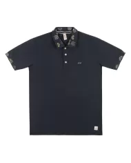 polo notte da uomo con dettagli e logo ricamati | BOB polo notte da uomo con dettagli e logo ricamati | BOB