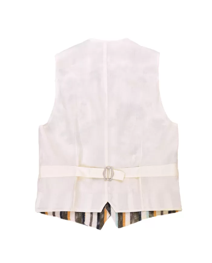 gilet foderato classico da uomo con motivo rigato | BOB gilet foderato classico da uomo con motivo rigato | BOB