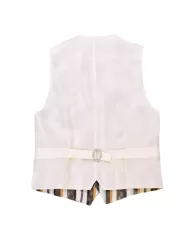 gilet foderato classico da uomo con motivo rigato | BOB