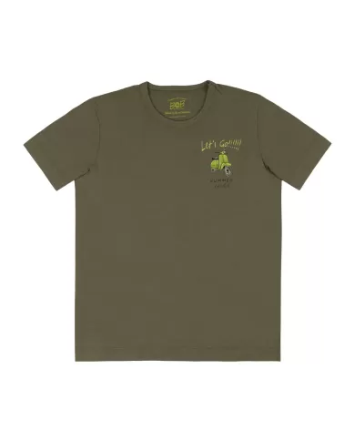 t-shirt militare da uomo con piccola stampa su petto | BOB t-shirt militare da uomo con piccola stampa su petto | BOB