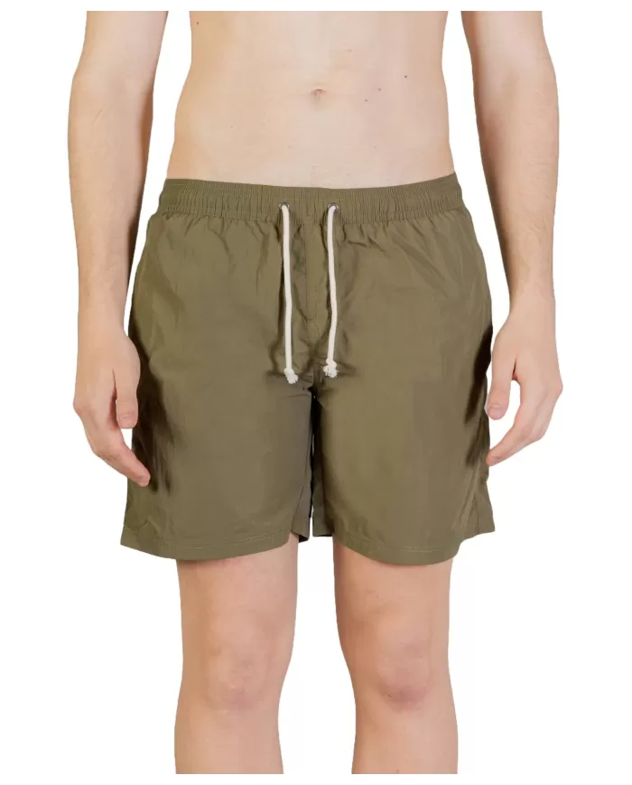 boxer mare army green uomo con motivo a quadri su tasca | AQUASCUTUM boxer mare army green uomo con motivo a quadri su tasca | AQUASCUTUM