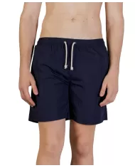 boxer mare navy da uomo con motivo a quadri su tasca | AQUASCUTUM