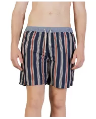 boxer mare navy da uomo con motivo a righe | AQUASCUTUM