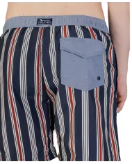 boxer mare navy da uomo con motivo a righe | AQUASCUTUM